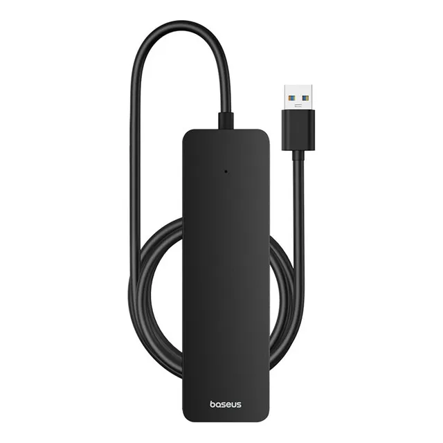 Adaptador Ultrajoy Baseus Lite 4 Puertos Usb 100 Cm - Negro