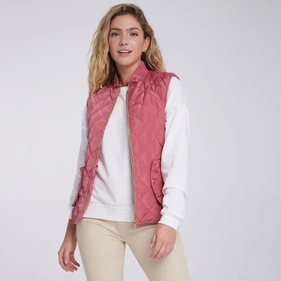Chaleco Mujer Ostu  Rosa Poliéster 40250010-20522