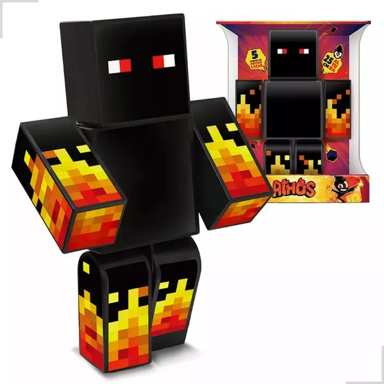 Boneco Minecraft Athos Cadres Problems Lopers 1un 25cm