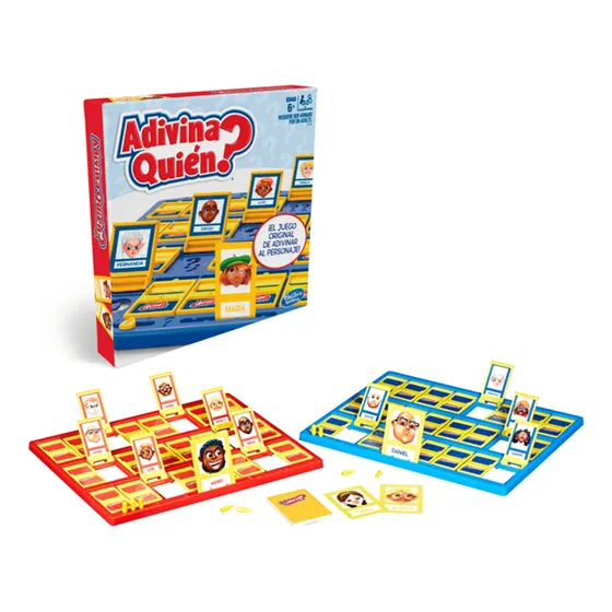 Juego De Mesa Adivina Quien Para 2 Jugadores Multicolor