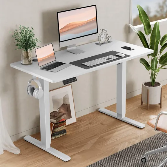 Smug Escritorio De Pie, Mesa Eléctrica De Altura Ajustable.