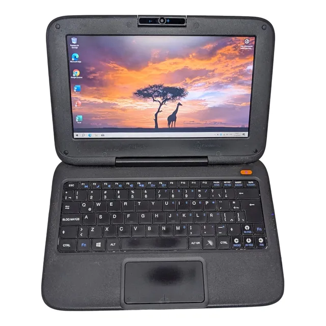 Netbook Intel 120gb Ssd 4gb Ram 10'' Bate 4hs Win10 Office