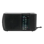Radio Portátil Con Audífonos Am/ Fm Icx40 Negro, Philco