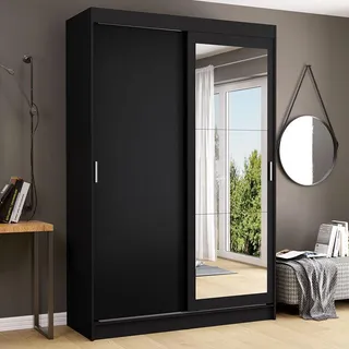 Guarda-roupa Madesa Tokio 2 Portas Com Espelho 2 Gavetas Cor Preto 10976e1e Guarda-roupa Madesa Tokio 2 Portas Com Espelho 2 Gavetas Cor Preto 10976e1e