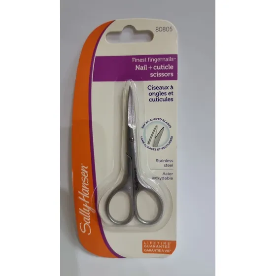 Tijeras De Uñas Curvas Punta Larga Y Corta Acero Inoxidable