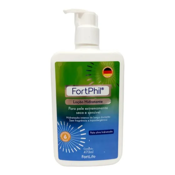  Fortphil Loção Hidratante Para Pele Seca E Sensível - 473g