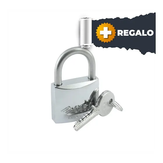 Candado De Intemperie Marino 40mm Con 2 Llaves Cisa