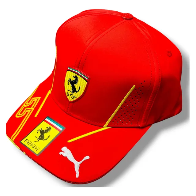 Gorra Scuderia Ferrari F1 Carlos Sainz 2024 Originales