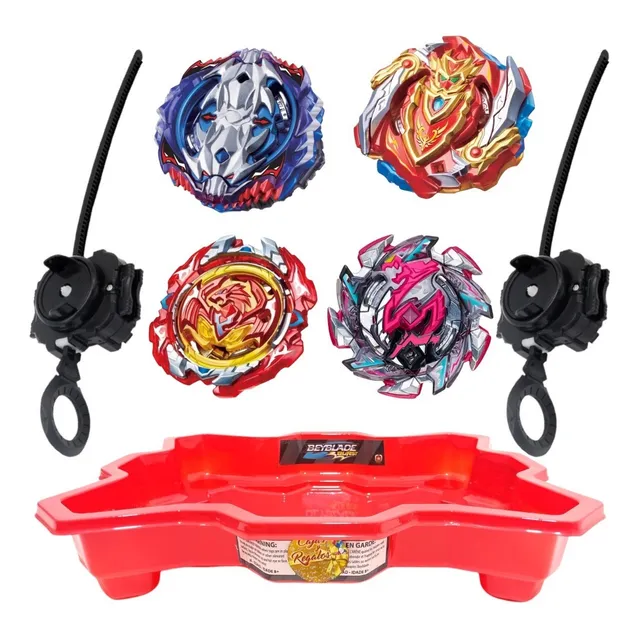 Beyblade Combo 4 Beyblade 2 Lanzador 1 Estadio Juguetes
