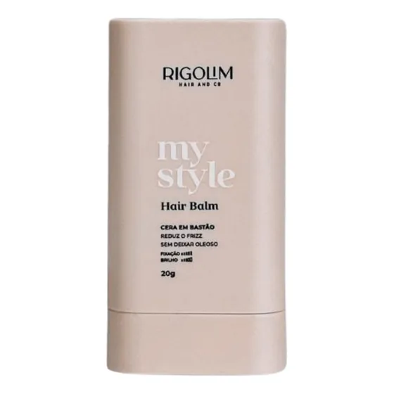 Balm Cera Bastão Antifrizz Sem Oleosidade Rigolim Hair 20g