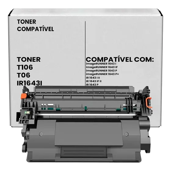 Toner Compatível Fpr Ir1643if T106 Com Chip 20k 
