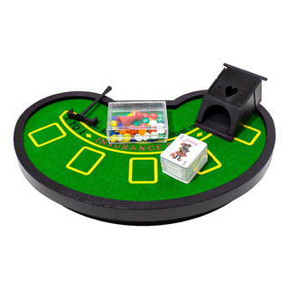 Mini Juego De Mesa De Blackjack Familiar 26x16x3.9cm Mini Juego De Mesa De Blackjack Familiar 26x16x3.9cm