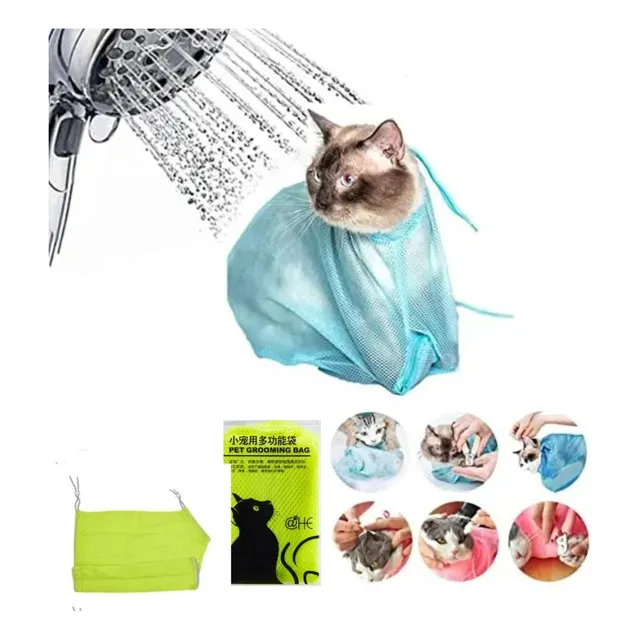 Bolsa Malla Para Bañar Gatos - Unidad a $13200