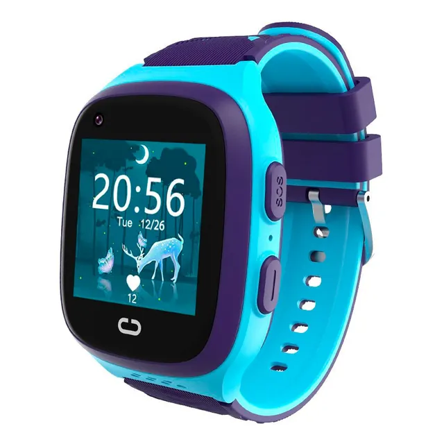 Smartwatch Reloj Lt31 Niños Rastreo Gps 4g Camara Celeste