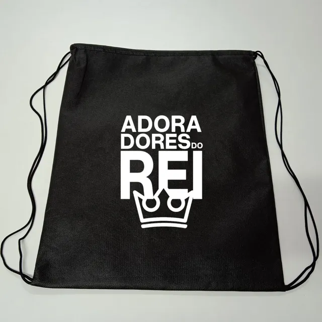 20 Mochilas, Sacochilas, 40x50 Cm Em Tnt Personalizadas