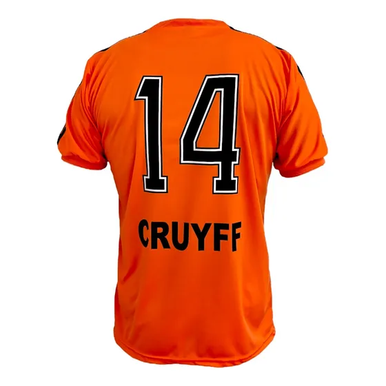 Camiseta Holanda Mundial 1974 Cruyff Retro
