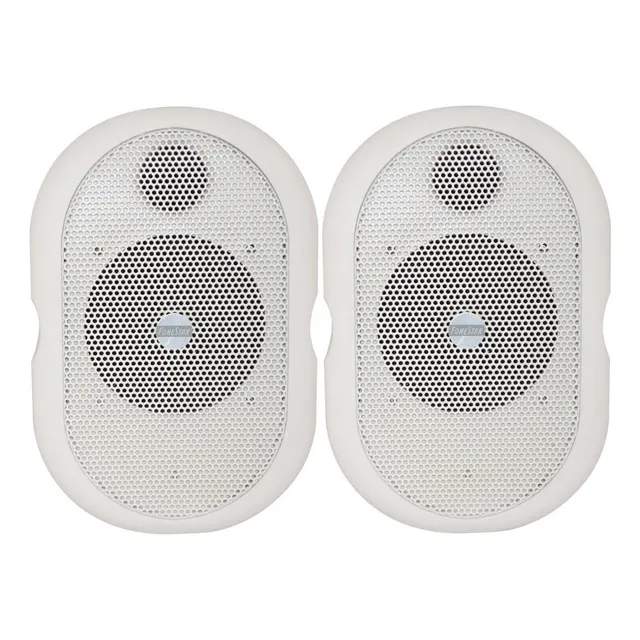 Fonestar Ambient20ba 2 Bocinas Amplificadas 40w Color Blanco
