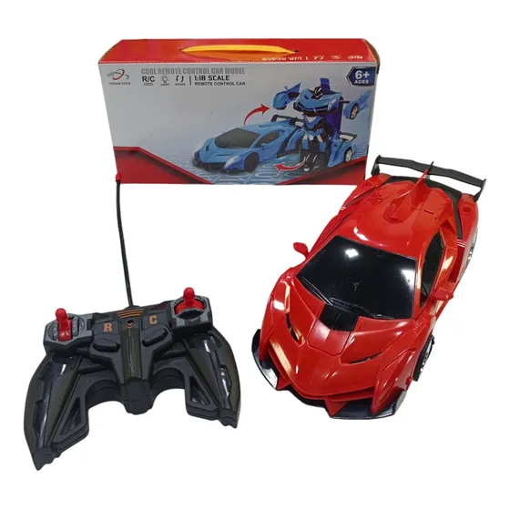 Carro 1:18 A Control Remoto Rc Transformers 22cm