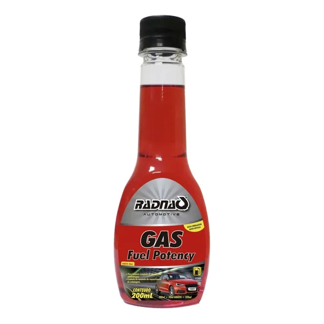 Aditivo Combustíveis Tanque Gasolina 200ml - Radnaq - 24 Un