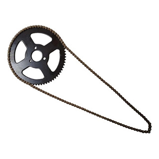 Cadena De Malla 25h 68 + 68 Piñón Trasero Para 49cc Motor Cadena De Malla 25h 68 + 68 Piñón Trasero Para 49cc Motor