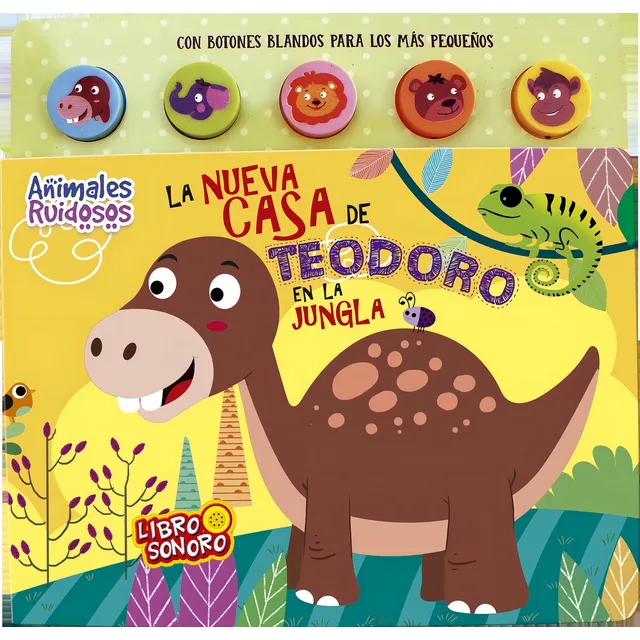 La Nueva Casa De Teodoro En La Jungla - Libro Con Sonidos +3