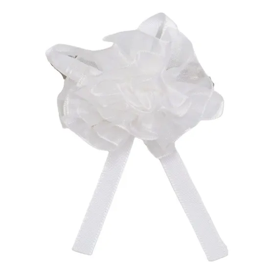 Hebilla Con Aplicaque De Flor Comunion Peinado Child