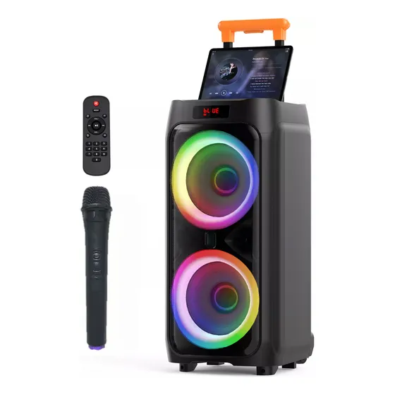 Corneta Bluetooth Con Micrófono Usb Radio 80w Y Control