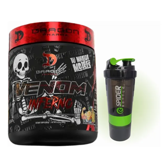Pre Entreno Venom Infernó 40 Serv Tu Maridos Moises (shaker)