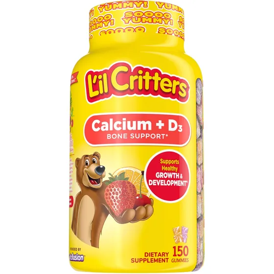 Ositos De Goma De Calcio Para Niños Lil Critters Con Vitamin