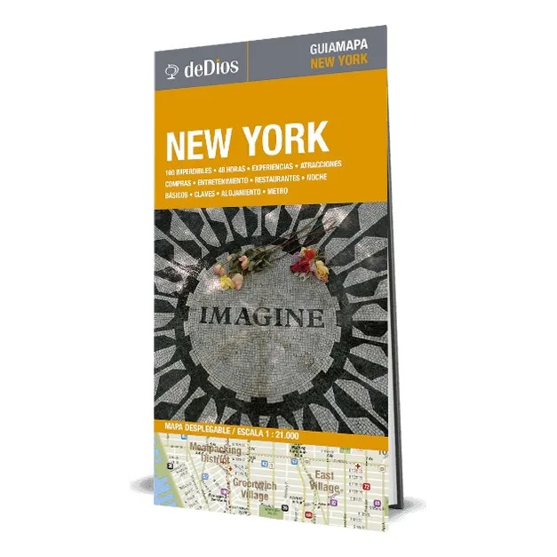 New York - Guia Mapa 2da. Ed, De No Aplica. Editorial De Dios Editores En Español