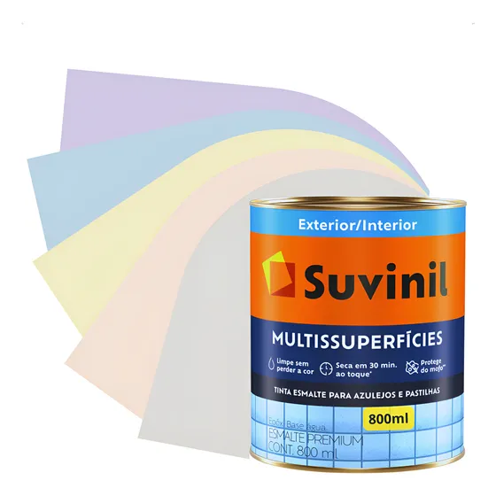 Tinta Para Banheiro Suvinil Cores Suaves Lata 800ml
