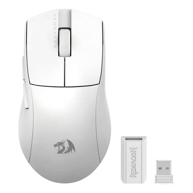 Ratón inalámbrico Redragon King Pro Rgb blanco M916wPro