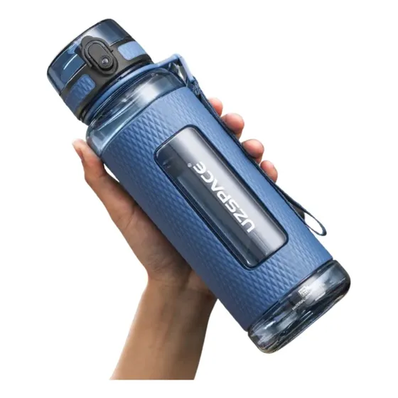 Garrafa Uzspace Sportiva 520ml Youzi Tritan. Cor Azul