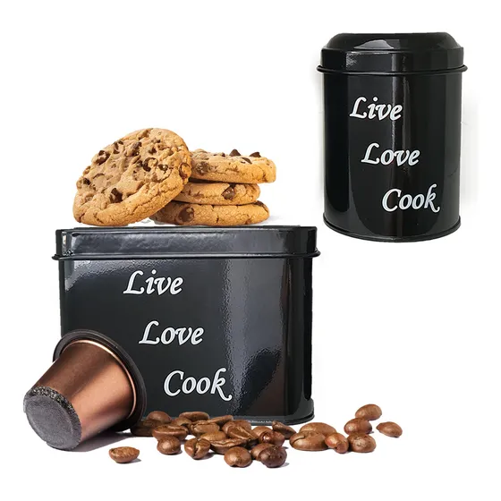 Caja Receta Soporte Para Utensilio Cocina Organizador Lata