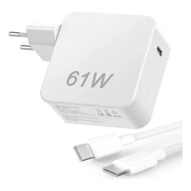 Cargador 61w Para Macbook Pro/iPhone Tipo Usb-c