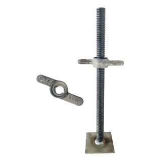 Sapata Regulável Para Andaime 45cm Com Porca Adicional Sapata Regulável Para Andaime 45cm Com Porca Adicional