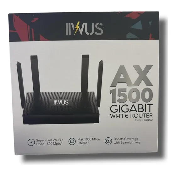 Router Iiwus Ac1500 Wifi 6 Dual Band Gigabit