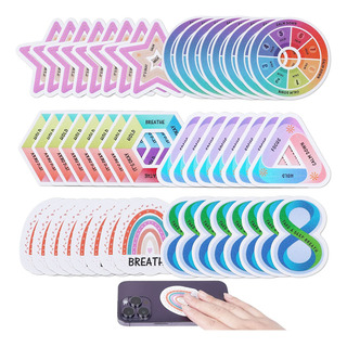 Set De 6 Pegatinas Reductoras De Presión Hd Para Estudiantes Set De 6 Pegatinas Reductoras De Presión Hd Para Estudiantes