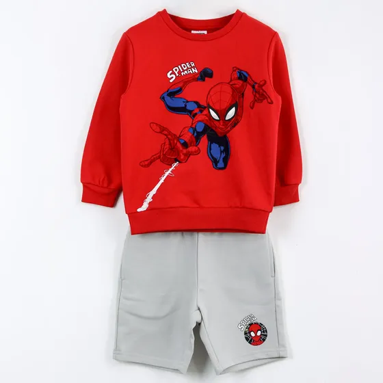 Conjunto Spiderman Marvel Corto Bicolor