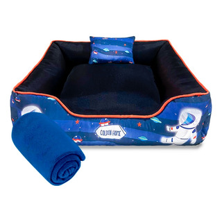 Caminha Pet 3 Peças Cachorro Gato Estampada Com Zíper Caminha Pet 3 Peças Cachorro Gato Estampada Com Zíper