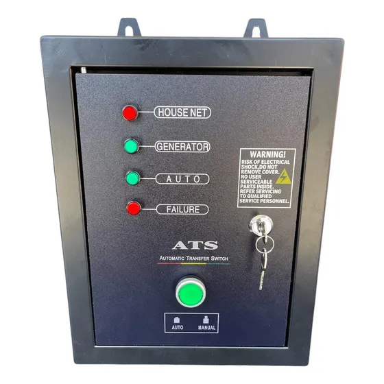 Tablero Ats Para Generador Diésel 5-10 Kva Trifásico 5 Pines
