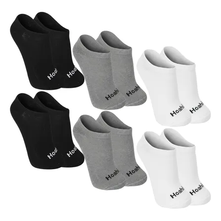 Kit 6 Pares Meias Hoahi Sapatilha Cano Baixo Invisível