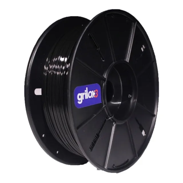 Filamento 3D Grilon3 ABS de 1.75mm y 1kg negro
