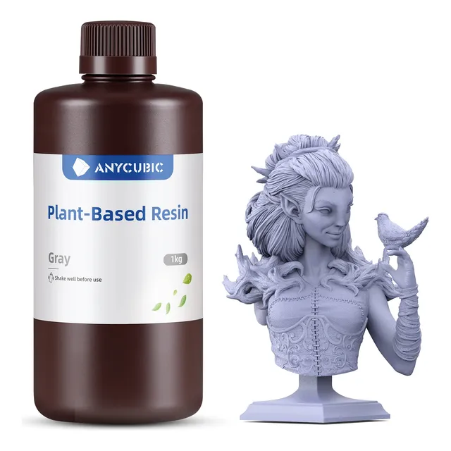 Resina Anycubic 1kg Con Bajo Olor A Base De Plantas 