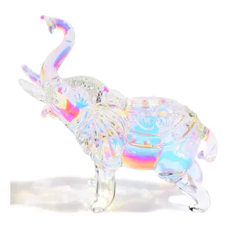 Ywhl Bonita Figura De Elefante De Cristal De Cristal, Ywhl Bonita Figura De Elefante De Cristal De Cristal,