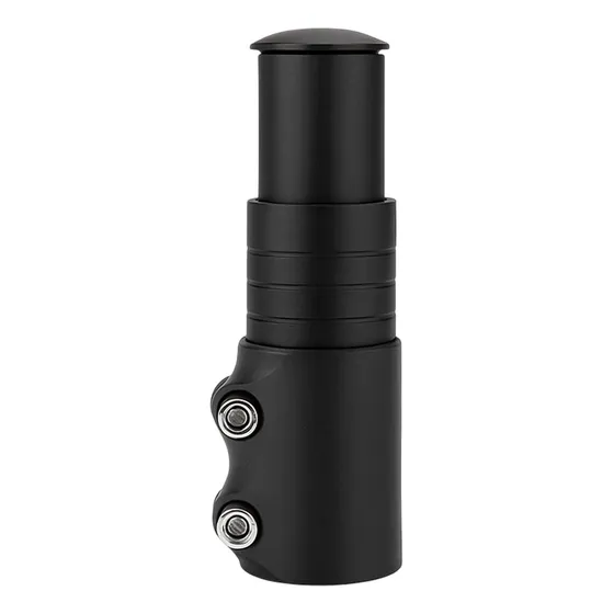 Extensor Stem Para Elevar Manubrio Bicicleta 8cm Aluminio Color Negro