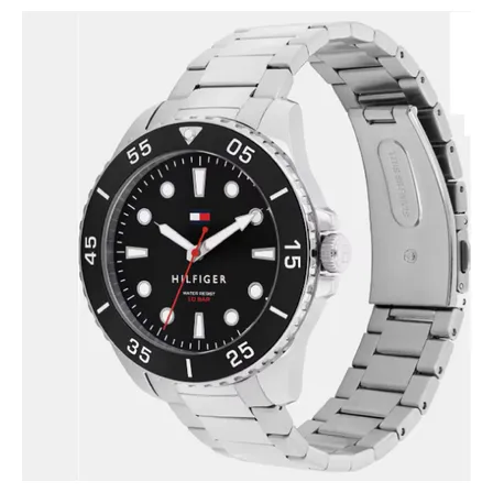 Relógio Masculino Tommy Hilfiger Oceanic 1792203 Prateado Preto