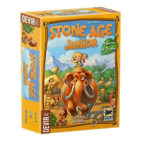 Stone Age Junior Juego Mesa Infantil Niños Devir En Español