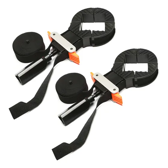 Kit 2 Grampo De Aperto Rápido 11'' Com Fita 4 Metros charbs K0230