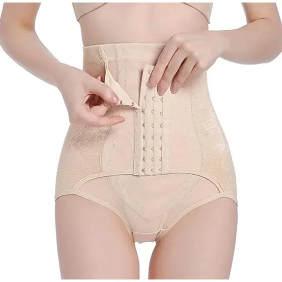 Faja Corset Reductora Moldeadora 3 Ganchos Post Parto